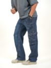 Parallel Leg, Baggy Fit Dark Blue 6 Pockets | Men Jeans | Jeans for Men